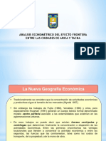 Diapositivas - Efecto Frontera Arica y Tacna, Vision Econ y Com