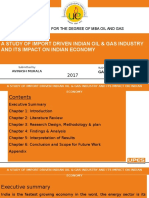 Dissertation Presentation Impact of Import Driven Indian Oil Industry