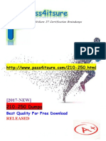 New Pass4itsure Cisco 210-250 Dumps PDF - Understanding Cisco Cybersecurity Fundamentals