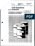 Used Oil Questions and Answers (EPA)
