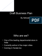 Draft Business Plan: by Ashwathama