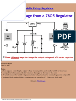 Variable Voltage Regulator (3 Cara)