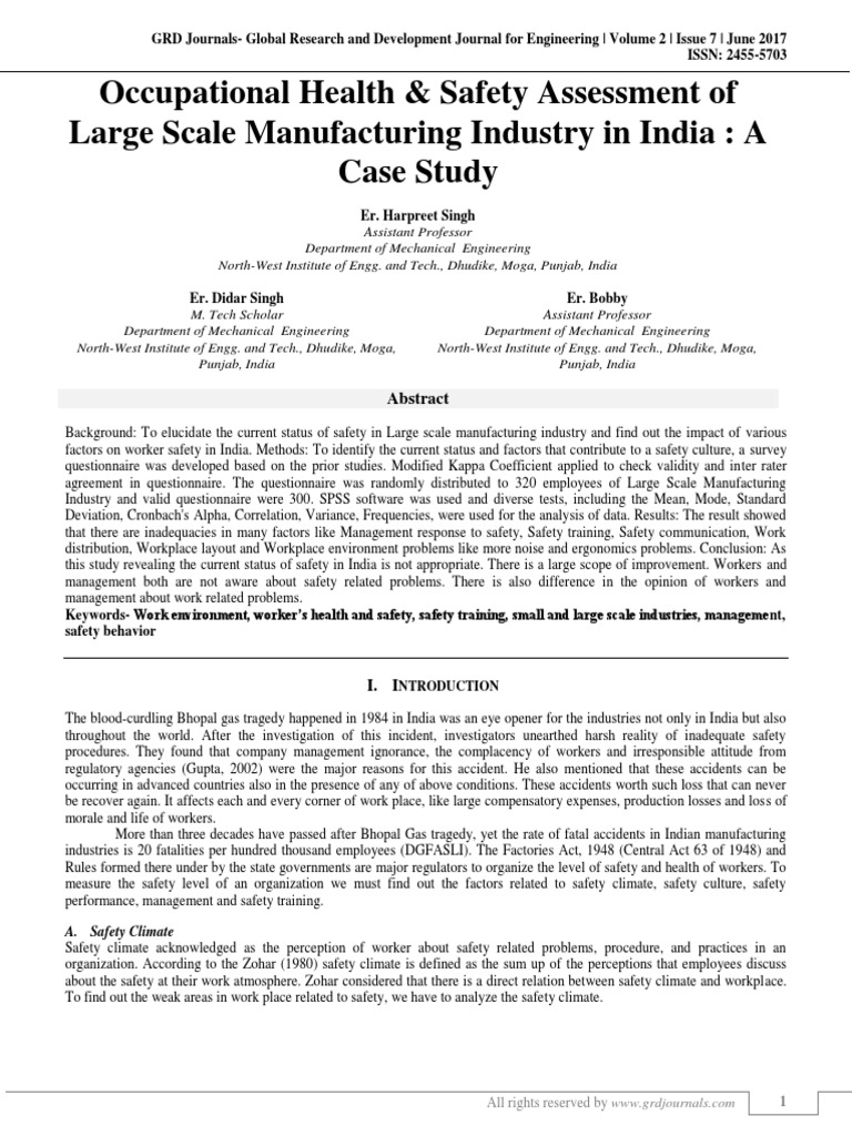 Health and safety case studies accidents picture