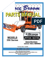 350 Series Broce Broom Parts Catalog 405424 406082