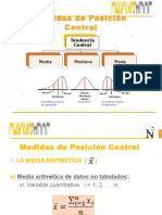 Medidas de Posición Central y No Central