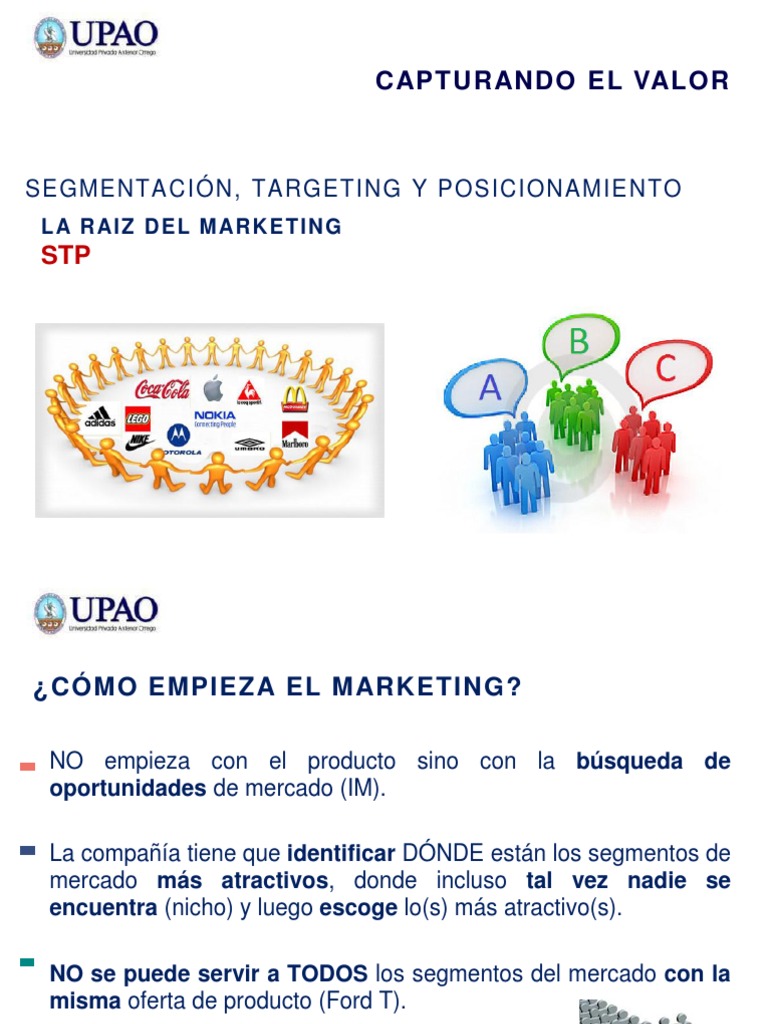 Marketing Segmentación Marketing Product (Business)