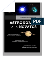 Astronomía para Novatos Ebook PDF