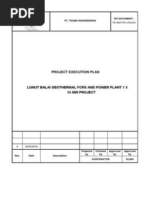 Project Execution Plan