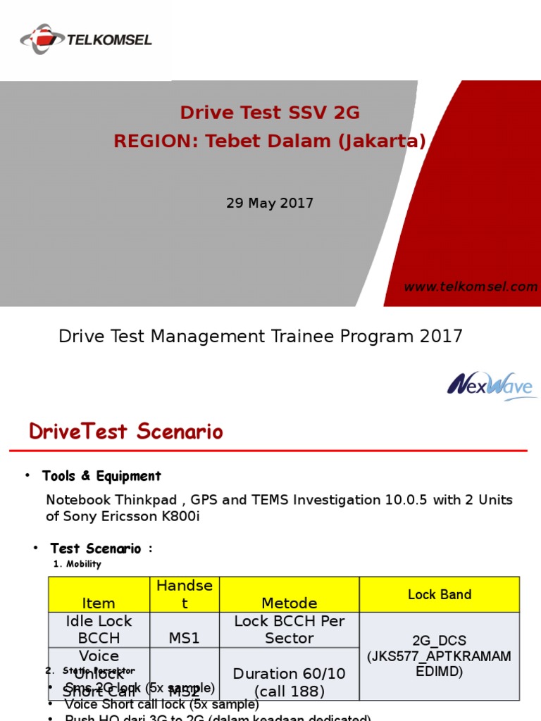 2G Drive Test Tebet Dalam 2017 | PDF | Software Defined Radio | Electronics