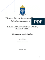 Kis Magyar Nyelvtortenet PDF