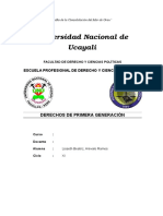 Derechos de Primera Generacion