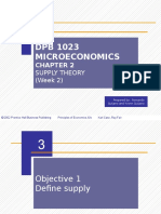 Microeconomics Chapter 2.2 Supply Theory (Week 2)