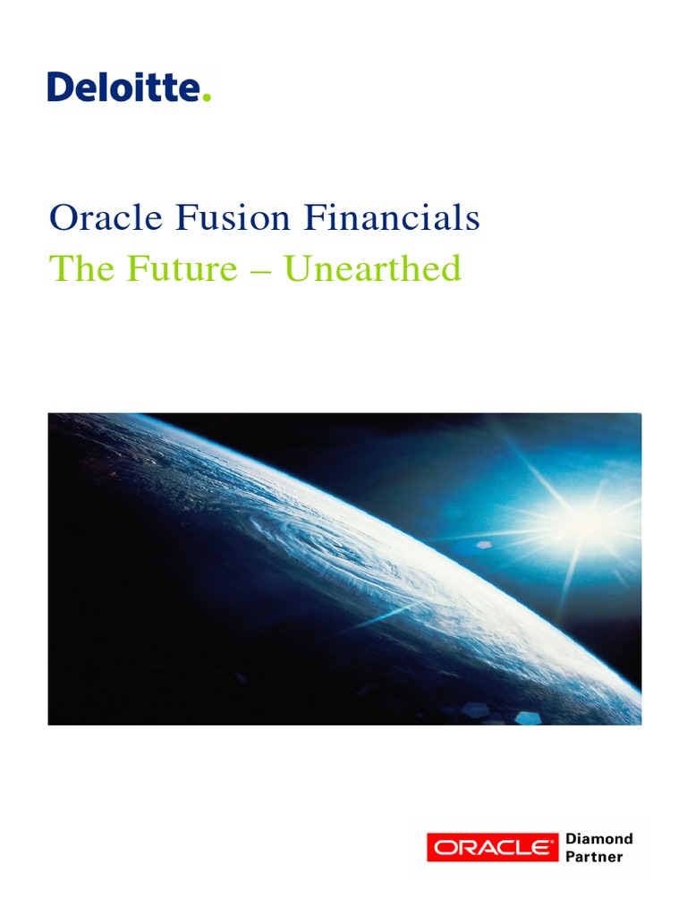 Deloitte Uk Oracle Fusion Financials Unearthed | PDF | Cloud Computing ...