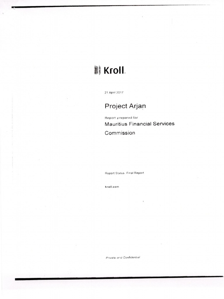Kroll Report | PDF