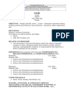 Careerservices Instructive Chronological Resume Garimond