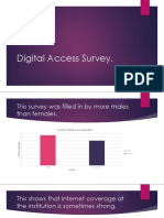 Digital Access Survey
