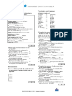 Test End Speak Out Intermediate