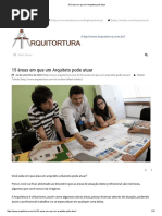 15 Áreas Em Que Um Arquiteto Pode Atuar