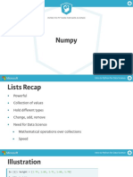 Intro To Python For Data Science: Numpy