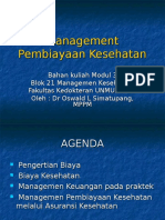 Managemen Pembiayaan Kesehatan