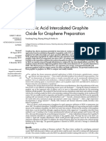 Sulfuric Acid Intercalated Graphite Oxide For Graphene Preparation