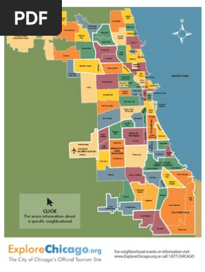 Chicago Neighborhood Map Pdf Chicago Neighborhoods Map Pdf Lake View Chicago