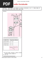 Questions On Conflict Serializable - EDUGRABS