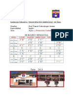 Horario de Trabajo