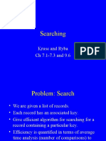 Searching: Kruse and Ryba CH 7.1-7.3 and 9.6