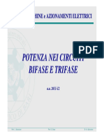 Potenza Nei Circuiti Bifase e Trifase 2011 - 12