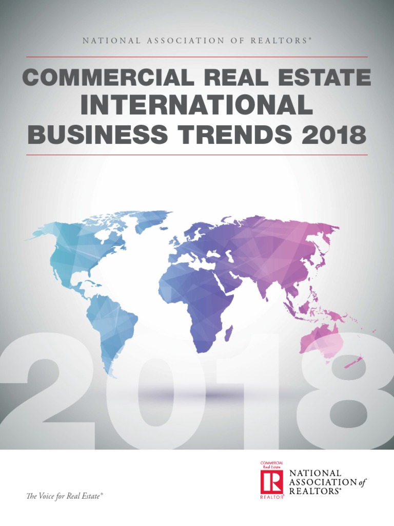 Commercial Real Estate International Business Trends PDF National