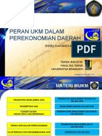 Peran UKM Dalam Perekonomian