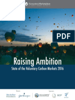 State of Voluntary Carbon Markets 2016