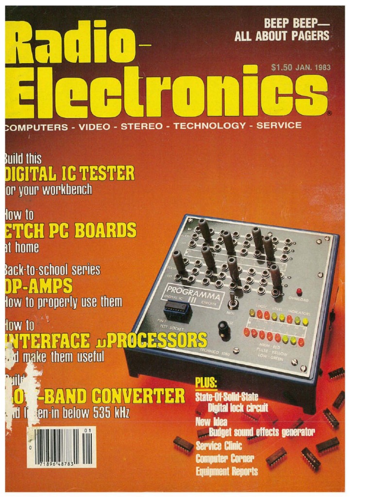 Radio Electronics Magazine 01 January 1983 Pdf Pdf