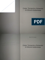 Carga Transporte y Extraccion en Mineria Subterranea PDF