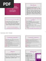 Cosmetologia - Aula 01 - Introdução