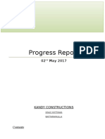 Progress Report Month of Mat 2017fffffff
