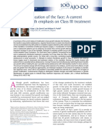 Modificaciones en El Crecimiento Facial. Perspectiva Actual Con Enfasis en El Tratamientno de Clase III