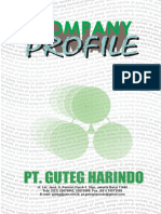 Company Profile PT - Guteg Harindo 2013