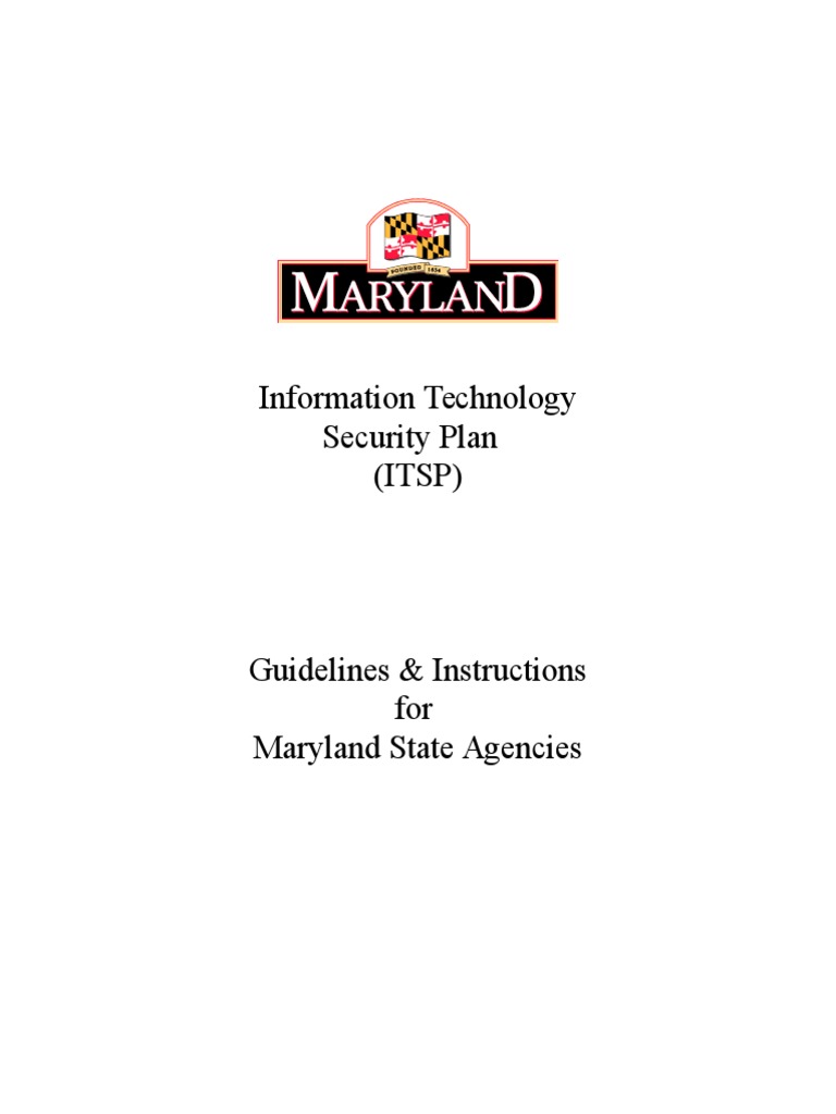 Maryland IT Security Plan Guidelines | PDF | Threat (Computer ...