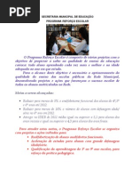 Modelo conceitual Reforço Escolar