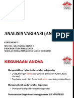 Pertemuan 9 - Analysis of Variance (ANOVA) - 1