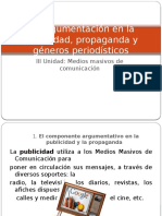 La Argumentación en La Publicidad, Propaganda y