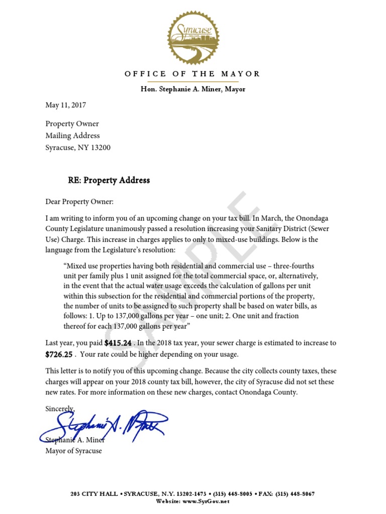sample-sewer-charge-letter