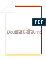 Diccionario Alhaurino 2º PMAR