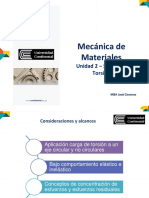 Mecanica de Materiales 1 - UNIDAD 2 - Semana 3