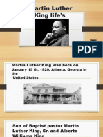 Martin Luther King's Life