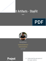 Product Artifacts - Stayfit