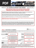 Download Jeep TJLJ MetalCloak Front Fender Installation Instructions by MetalCloak A Division of Armored Works LLC SN35053354 doc pdf