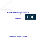 Determinacion de Trigliceridos en Suero PDF